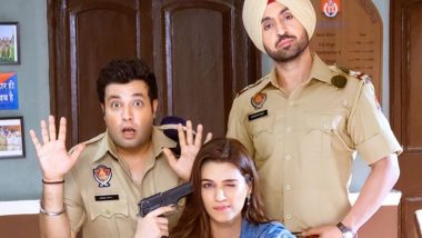 Arjun Patiala Movie First Look: Kriti Sanon, Diljit Dosanjh and Varun Sharma Are Here to Tickle Your Heart