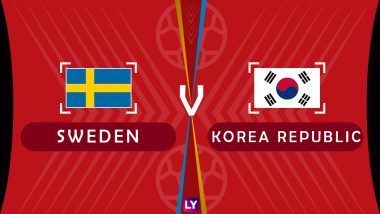 Sweden vs South Korea Live Streaming of Group F Football Match: Get Telecast & Free Online Stream Details in India for 2018 FIFA World Cup