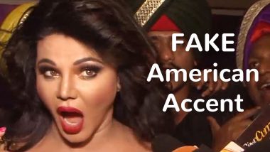 Rakhi Sawant's FAKE American Accent Shows How Bollywood Celebs 'Act' in Parties: Watch Video!