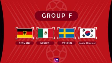 2018 FIFA World Cup Group F Preview: Schedule Timetable With Match Dates, Venues & Kick-Off Times in IST of Germany, Mexico, Sweden, and South Korea in Football WC