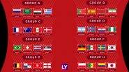2018 FIFA World Cup 23-Man Squad of All the 32 Participating Teams Announced: Check Complete Lineup of Sides in Football WC Russia