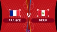France vs Peru Live Streaming of Group C Football Match: Get Telecast & Free Online Stream Details in India for 2018 FIFA World Cup