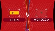 Spain vs Morocco Live Streaming of Group B Football Match: Get Telecast & Free Online Stream Details in India for 2018 FIFA World Cup