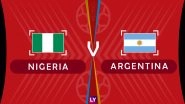 Argentina vs Nigeria Live Streaming of Group D Football Match: Get Telecast & Free Online Stream Details in India for 2018 FIFA World Cup
