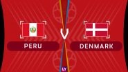 Peru vs Denmark Live Streaming of Group C Football Match: Get Telecast & Free Online Stream Details in India for 2018 FIFA World Cup