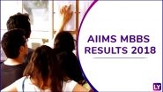 AIIMS MBBS Result 2018 Declared at aiimsexams.org; 4 Students Score 100 Percentile