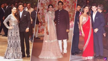 Akash Ambani & Shloka Mehta Pre-Engagement Pictures: The Ceremony Was Graced by Bollywood Celebrities