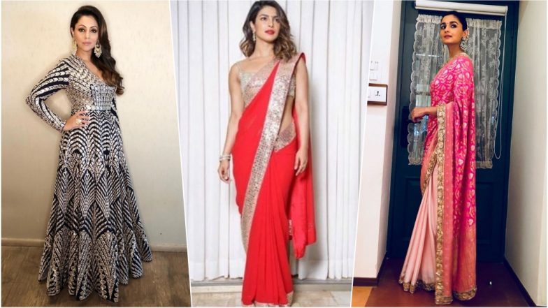 Akash Ambani & Shloka Mehta Pre-Engagement Party: From Priyanka Chopra to Gauri Khan, Check Out What Celebs Wore to the Function
