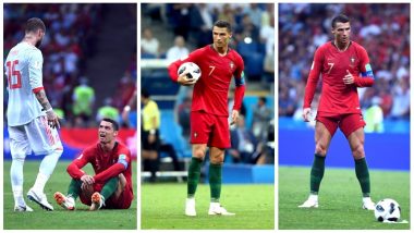 Cristiano Ronaldo Hat-trick Against Spain Video: Watch Portuguese Captain Scoring Three Goals Against Spanish Side During FIFA World Cup 2018 Match