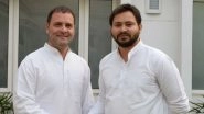 Tejashwi Yadav Meets Rahul Gandhi, Tweets 'We Shall Fight, we Shall Win'
