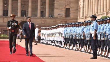 IAF Guard Faints During Seychelles President Danny Faure’s Ceremonial Welcome in New Delhi, PM Modi Inquires About Health