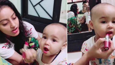 Deepika Singh Applies Lipstick to a Baby: 'Diya Aur Baati Hum' Actress Shares Video on Instagram, Netizens Question Her