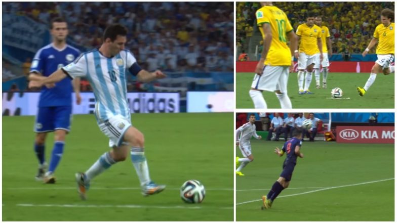 FIFA World Cup 2018 Countdown, 7 Days To Go: Lionel Messi, David Luiz, and Robin van Persie Feature in Top 10 Goals Video of 2014 Football WC