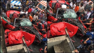 Kolkata Businessman Shibaji Roy Rams Ferrari Into Flyover Guardrail, Dies on Spot