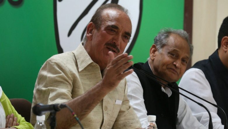 BJP Habitual of Choosing CMs in 'Bars': Ghulam Nabi Azad Jabs BJP on Karnataka Political Row