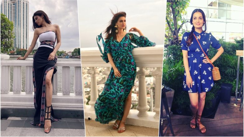 IIFA 2018: Kriti Sanon, Mouni Roy, Dia Mirza & Other Celebs Opt for Easy-Breezy Summer Styles in Thailand