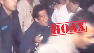 Imran Khan Shot Dead HOAX Video Goes Viral! PTI Leader & Pakistan PM Candidate Being Carried Away is an Old Clip