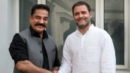 Kamal Haasan & Rahul Gandhi Meet: Actor Turned Politician Meets EC Officials, Congress President During Delhi Visit