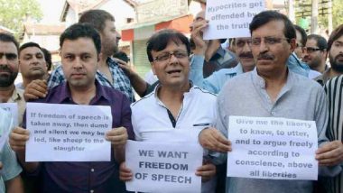 Editors Guild of India Condemns J&K BJP MLA Lal Singh, Tamil Nadu Government For 'Attempting to Muzzle Dissent': Read Full Statement