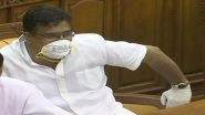 Kerala MLA Rakes Up Controversy Wearing Mask, Gloves in Assembly to Highlight Impact of Nipah Virus in Kozhikode