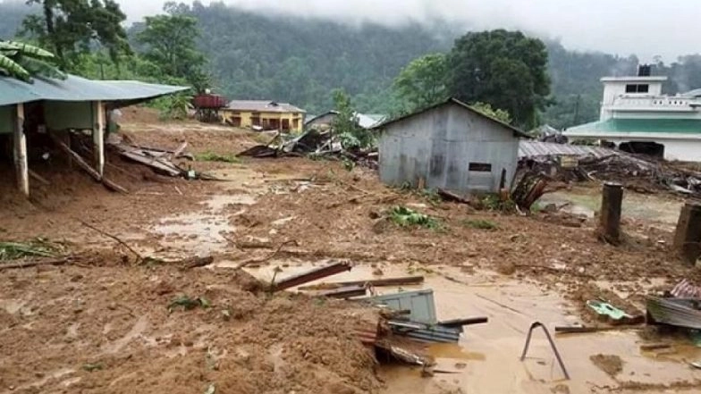 Landslides in Uttrakhand's Tehri District, Block Chamba-Rishikesh NH-94