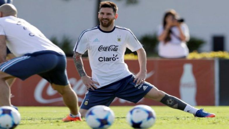 2018 FIFA World Cup: Lionel Messi Fans Flock to Argentine Open Practice