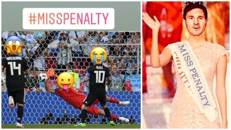 Lionel Messi Misses Penalty Kick at World Cup 2018; Twitterati Trolls The  Argentina Captain With Funny Jokes & Memes, #MissPenalty Trends on Social  Media! | 👍 LatestLY