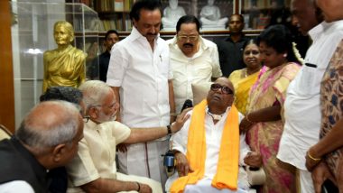 PM Modi Enquires About DMK Chief Karunanidhi's Health, Calls up MK Stalin, Kanimozhi