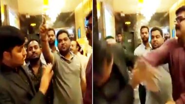 MNS Workers Assault Pune PVR Manager For Selling Food Items At High Price; Incident Caught on Camera