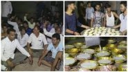 Farmers in Mandsaur Distribute 'Kheer' Amongst Villagers During Ongoing 10-Day Strike: View Pictures