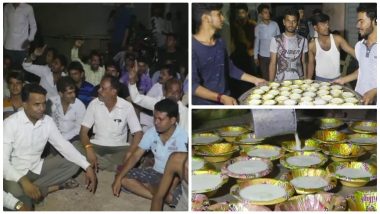 Farmers in Mandsaur Distribute 'Kheer' Amongst Villagers During Ongoing 10-Day Strike: View Pictures