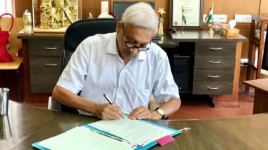Manohar Parrikar Health Update: Home Minister Rajnath Singh Visits Ailing Goa CM at AIIMS