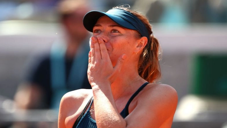 Maria Sharapova vs Garbine Muguruza French Open 2018 Live Streaming: Get Telecast & Online Streaming Details in India of French Open 2018 Quarterfinal Match