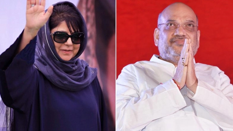 Mehbooba Mufti Attacks BJP, Says ‘Amit Shah Won’t be Able Set to Foot in Jammu & Kashmir If Article 370 Revoked’