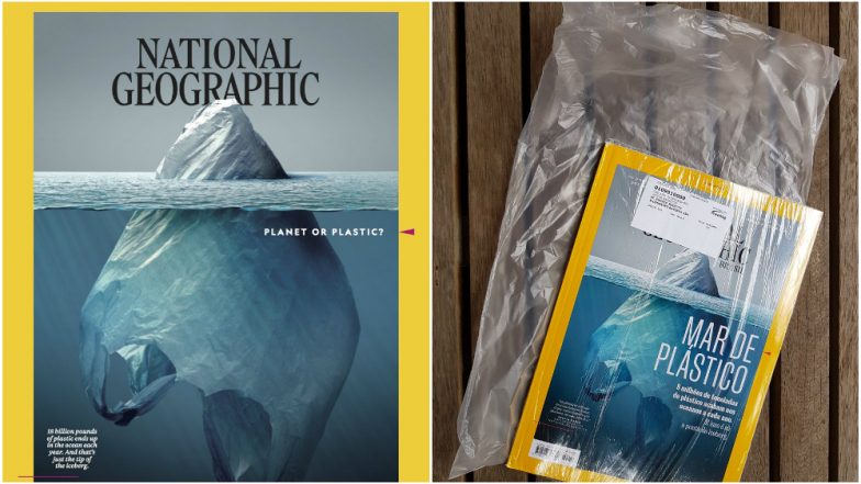 National Geographic Magazine's 'Planet or Plastic' Issue Was Delivered in a Plastic Bag! Know What the Publication Replied