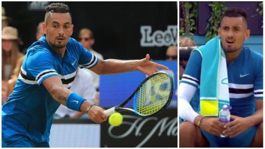 Watch Video of Australia's Nick Kyrgios Spoofs Act of Masturbation with Water Bottle at Queen's Club Championship Match