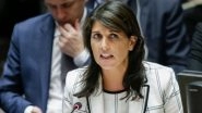 US to Lead Security Council Talks on Iran in Late September: Nikki Haley