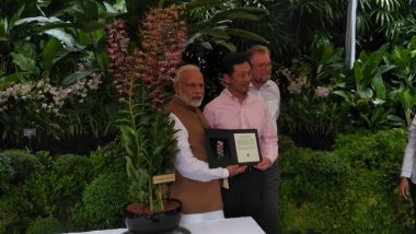 'Dendrobium Narendra Modi,' An Orchid Named After Indian PM by Singapore Government