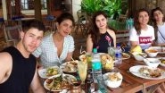 Priyanka Chopra With Beau Nick Jonas and Sister Parineeti Enjoy Delicious Indian Breakfast on a Family Vacation in Goa (See Pictures)