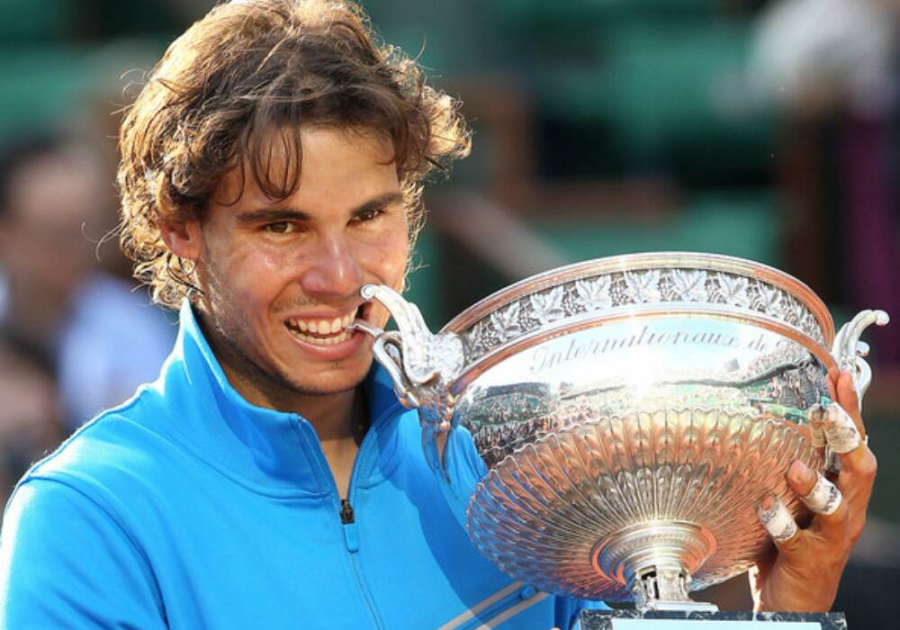Nadal again emerged a winner in his rivalry with Roger Federer beating the Swiss ace 7–5, 7–6(7–3), 5–7, 6–1. Nadal again emerged a winner in his rivalry with Roger Federer beating the Swiss ace 7–5, 7–6(7–3), 5–7, 6–1.