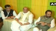 Rajnath Singh Attend Eid Celebration at Mukhtar Abbas Naqvi's Residence
