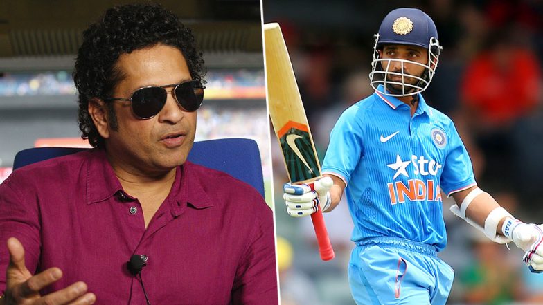 Ajinkya Rahane Turns 30: Sachin Tendulkar Has a Message for the Birthday Boy