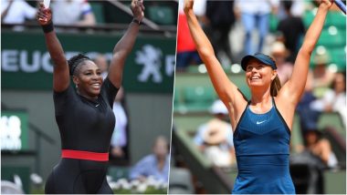 Serena Williams vs Maria Sharapova French Open 2018 Live Streaming: Get Telecast & Online Streaming Details in India of French Open 2018 Round of 16 Match