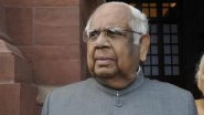 Somnath Chatterjee, Ex-Speaker of Lok Sabha, Admitted at Kolkata's Belle Vue Hospital After Cerebral Attack