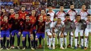 Spain vs Tunisia Football Match Live Streaming: Get Telecast & Online Streaming Details in India for FIFA Friendlies Ahead of 2018 World Cup