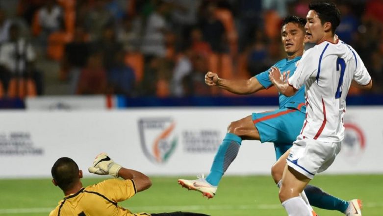 Top international goalscorers in men's football: Ronaldo on top with 122  goals; Messi third with 103 goals, Sunil Chhetri fourth with 92 - Sportstar