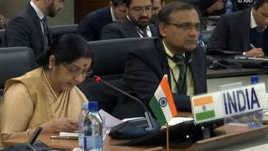 Sushma Swaraj Calls on BRICS Members to Effectively Deal Terrorism