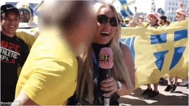 Swedish Reporter Groped & Kissed Live on Television During 2018 FIFA World Cup Coverage, Watch Video