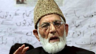 NIA Questions Syed Ali Shah Geelani's Grandson for Terror Funding