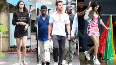 Tiger Shroff, Ananya Pandey and Tara Sutaria Spotted Shooting for Student Of The Year 2 in Mumbai – View Pics